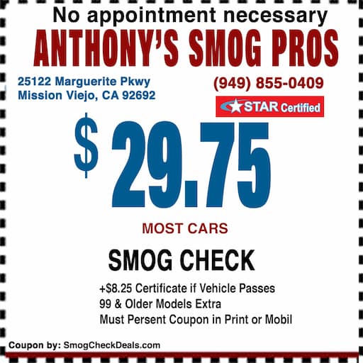 Smog Check Coupon